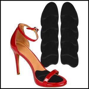 Gel Metatarsal Pads Ball of Foot Cushions Non-Slip Washable Reusable Inserts